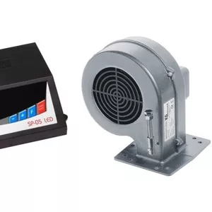 Вентилятор и автоматика для твердотопливных котлов SP-05 LED + DP-02