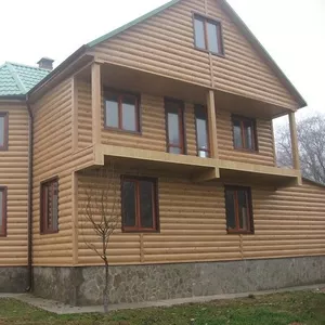 Блок хаус сосна для зовнішніх робіт в Івано-Франківську