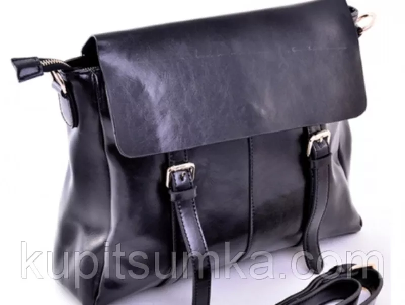 Женская сумка планшет из натуральной кожи 