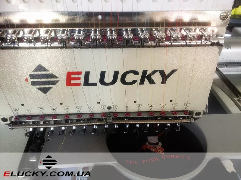 Срочно! Продается (промышленная) вышивальная машина Еlucky от производ 6