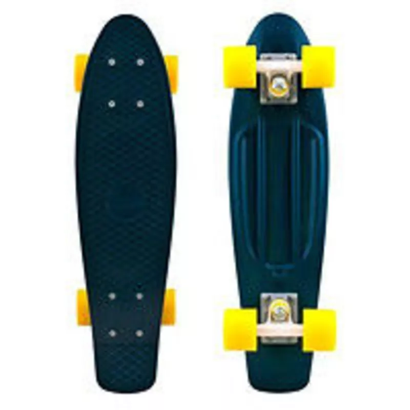 Скейтборд скейт Penny Board желтый (Пенни борд): 6 цветов (лонгборд)  2