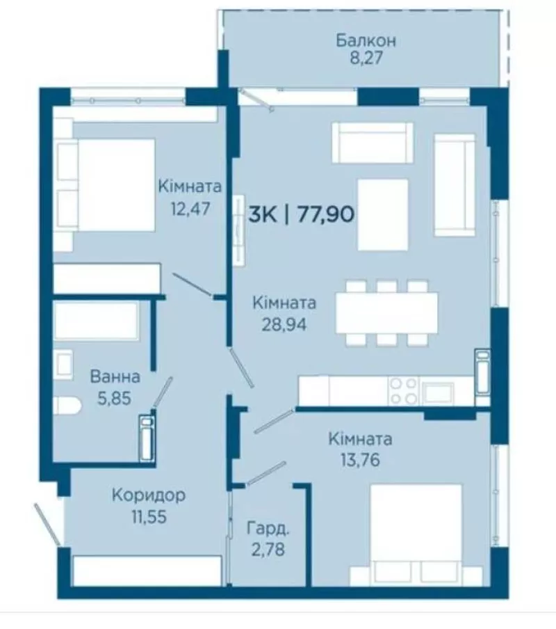 Франківськ Дешевше забудовника! 632 $ м2 2